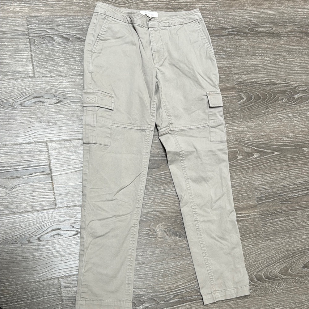 Women’s Two by Vince Camuto Beige Camo Utility Cargo Straight Leg pants size 25